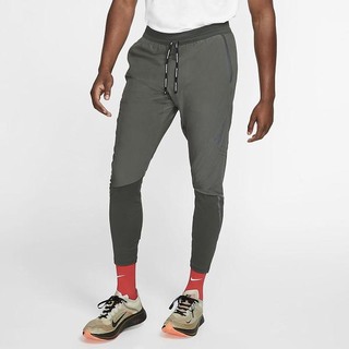 Pantaloni Nike Swift Running Barbati Masline Verzi | ZJAN-24075